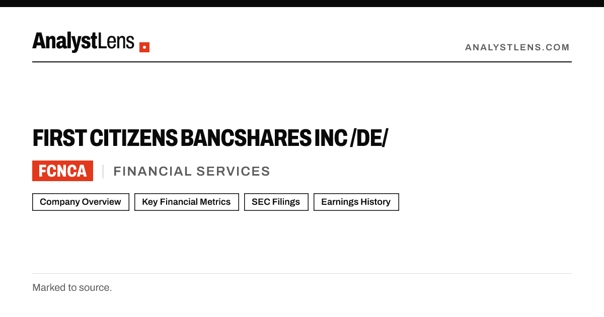 FCNCA 10-K FY2024 Annual Report — Revenue, Net Income, EPS